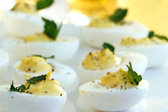 Deviled Eggs with Horseradish and Black Pepper