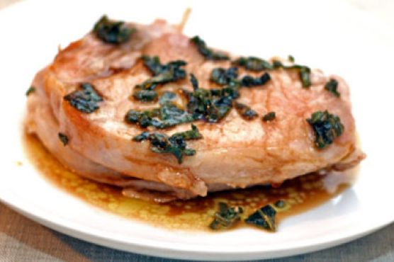 Dinner Tonight: Pork Chops with Sage and Balsamic