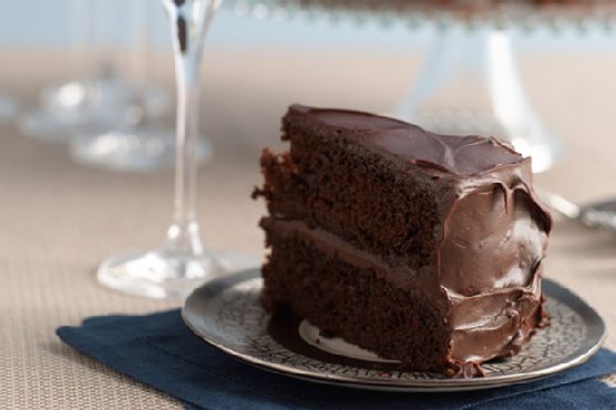 Double-Deep-Chocolate Hanukkah Layer Cake