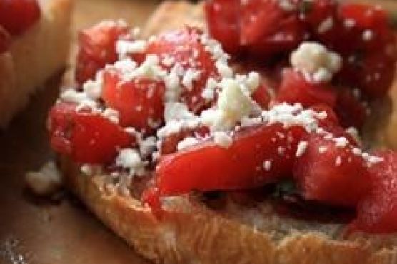 Double Tomato Bruschetta