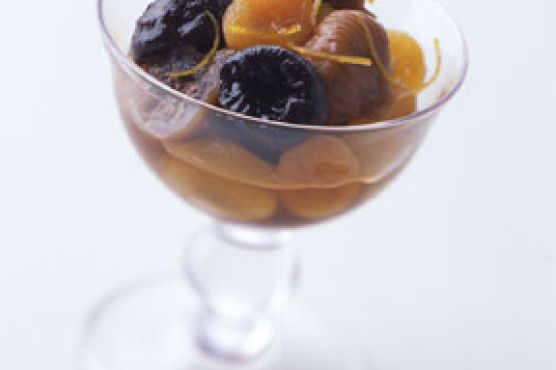 Dried-Fruit Compote with Vanilla and Orange