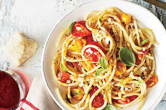 Easy Cherry Tomato Pasta Sauce