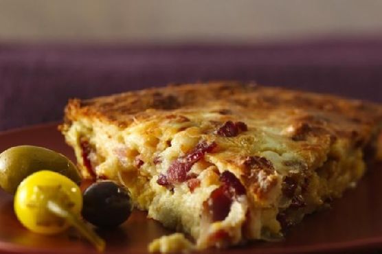 Easy Italian Artichoke-Bacon Pie