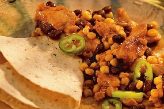 Easy Mexican Chicken and Beans