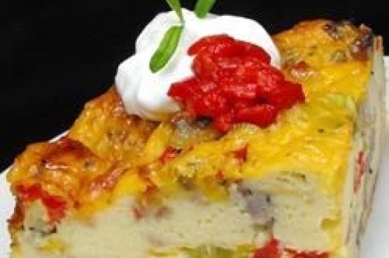 Easy Sausage Strata