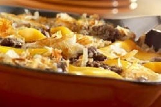 Easy Skillet Beef and Hash Browns