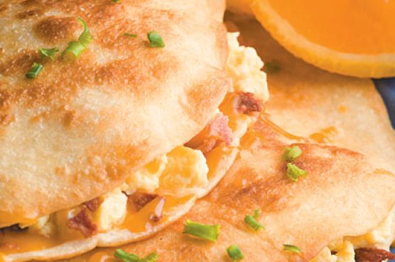 Egg and Bacon Quesadillas