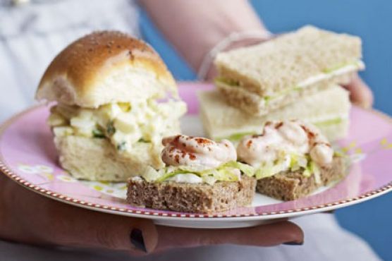 Egg mayo & watercress rolls