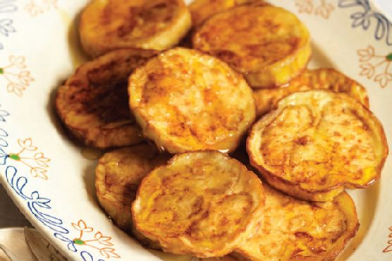 Eggplant Fritters with Honey