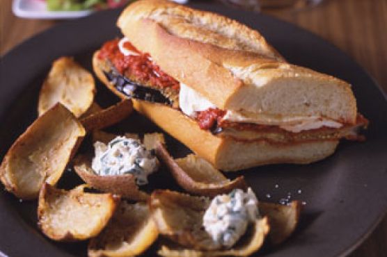 Eggplant Parmesan Heros