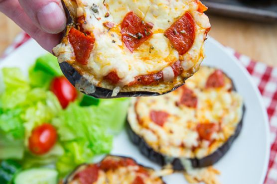 Eggplant Pizzas
