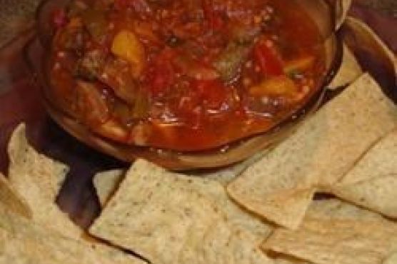 Eggplant Salsa and Homemade Pita Chips