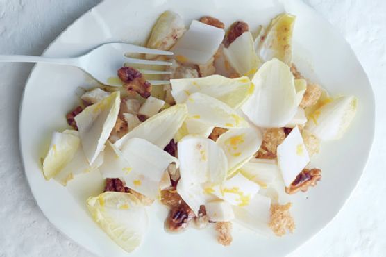 Endive Salad with Toasted Walnuts and Breadcrumbs