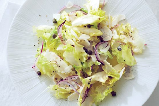 Escarole Salad with Horseradish and Capers