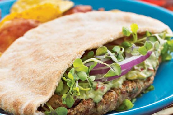 Falafel with Avocado Spread