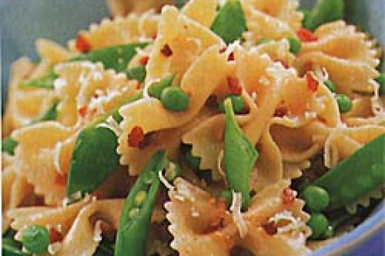 Farfalle with Peas and Pancetta