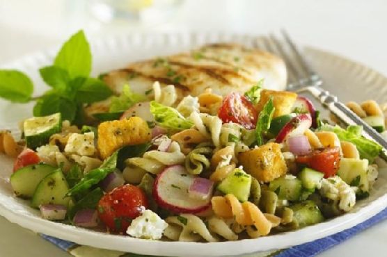 Fattoush Pasta Salad