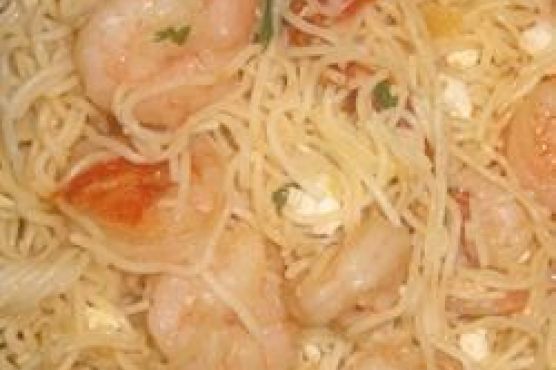 Feta Shrimp Pasta