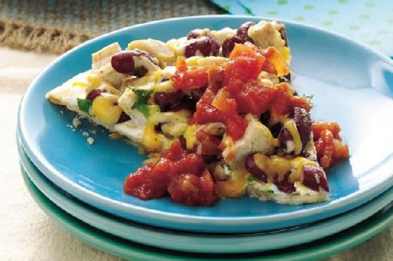 Flaky Chicken and Bean Wedges