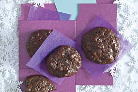 Flourless Chocolate-Walnut Cookies