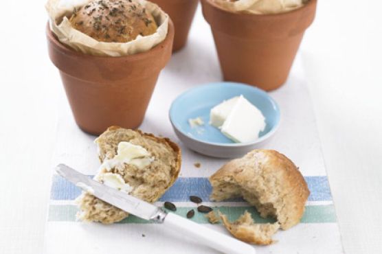 Flowerpot bread
