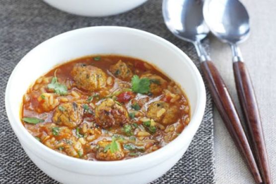 Fragrant pork & rice one-pot
