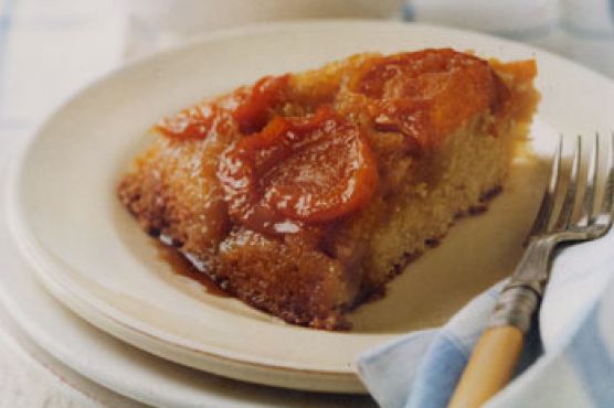 Fresh Apricot Upside-Down Cake