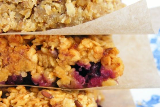Fresh Blueberry Flapjacks