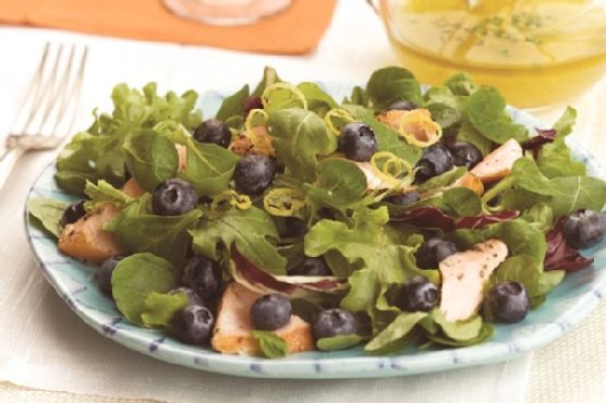 Fresh Salmon Summer Salad with Lemon Vinaigrette