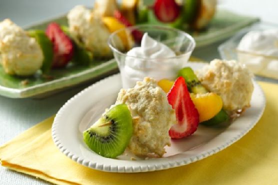 Fruit and Shortcake Kabobs