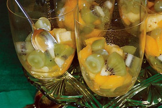 Fruit Cup with Lime Syrup