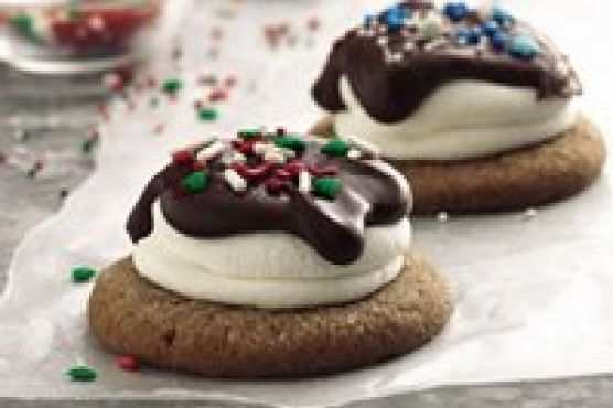 Fudge and Marshmallow-Topped Cocoa Cookies (Cookie Mix)