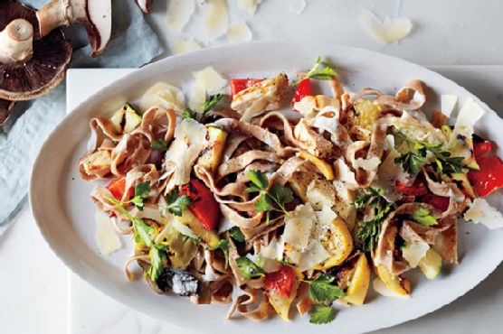 Garden Chicken Alfredo