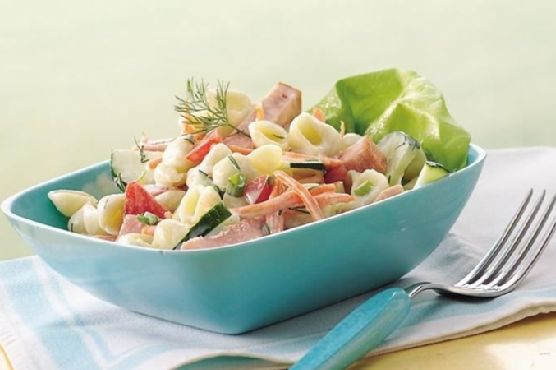 Garden Vegetable and Ham Salad