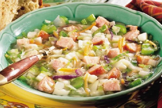 German Sausage and Cabbage Soup