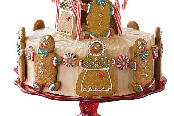 Ginger Cake with Maple Frosting