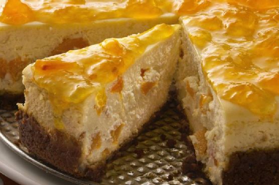 Ginger-Peach Cheesecake