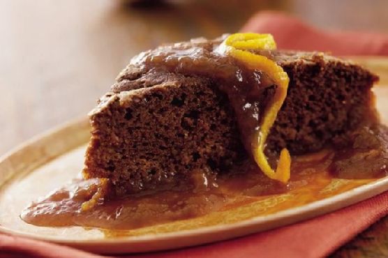 Gingerbread Orange Pudding Cake