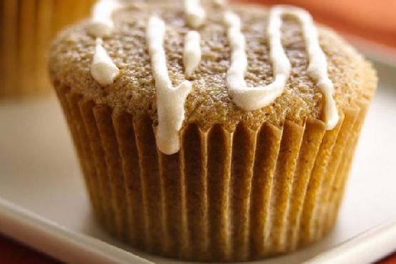 Glazed Chai-Spiced Cupcakes (White Whole Wheat Flour)