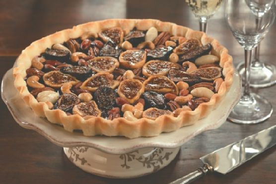 Glazed Fig Tart with Dairy-Free Chocolate Ganache