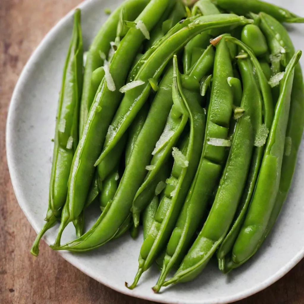 Glazed Snap Peas