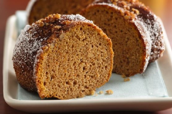 Gluten-Free Cinnamon and Toasted Pecan Crusted Sweet Potato Cake