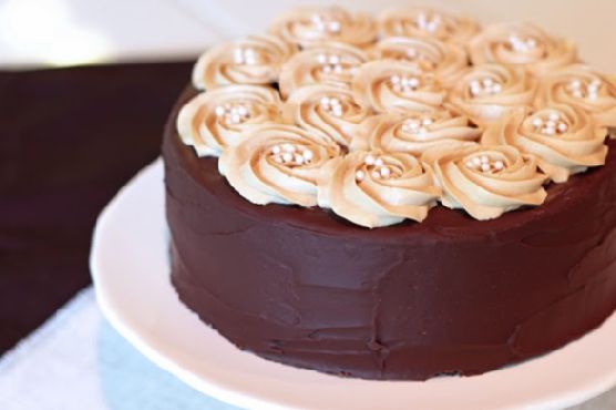 Gluten-Free Mocha Cake with Vegan Coffee Buttercream