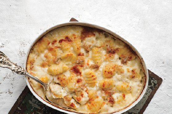 Gnocchi Gratin with Gorgonzola Dolce