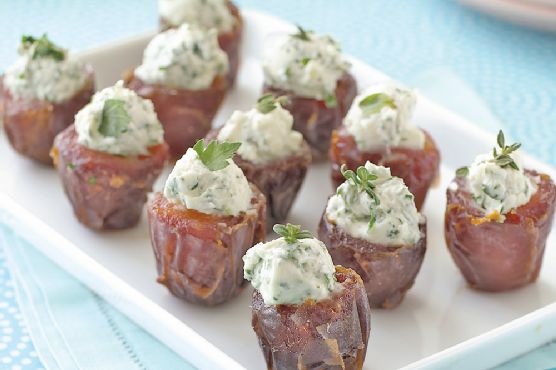 Goat Cheese-Stuffed Dates