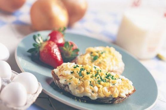 Golden Onions and Eggs on Toast