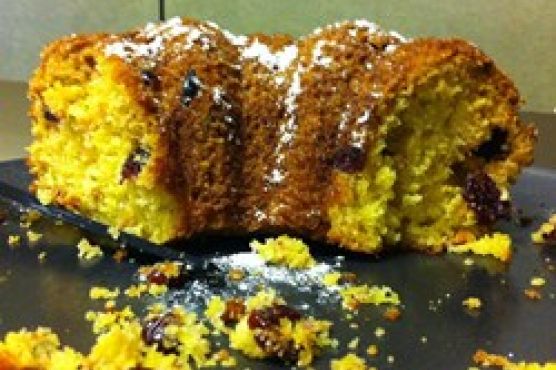 Grandma's Cranberry Orange Cake