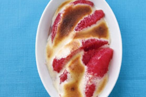 Grapefruit Sabayon Gratin