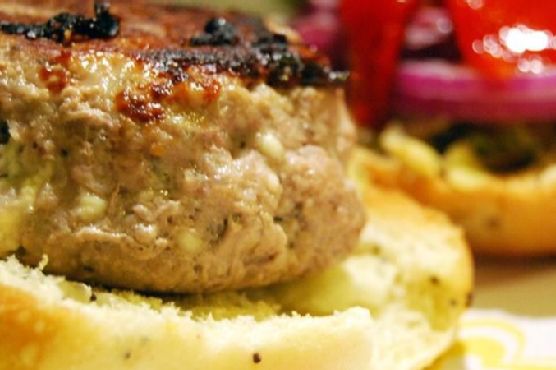 Greek-Inspired Turkey Burgers