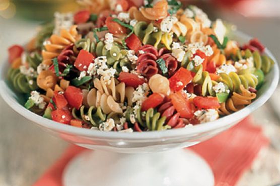 Greek Vegetable Rotini Salad